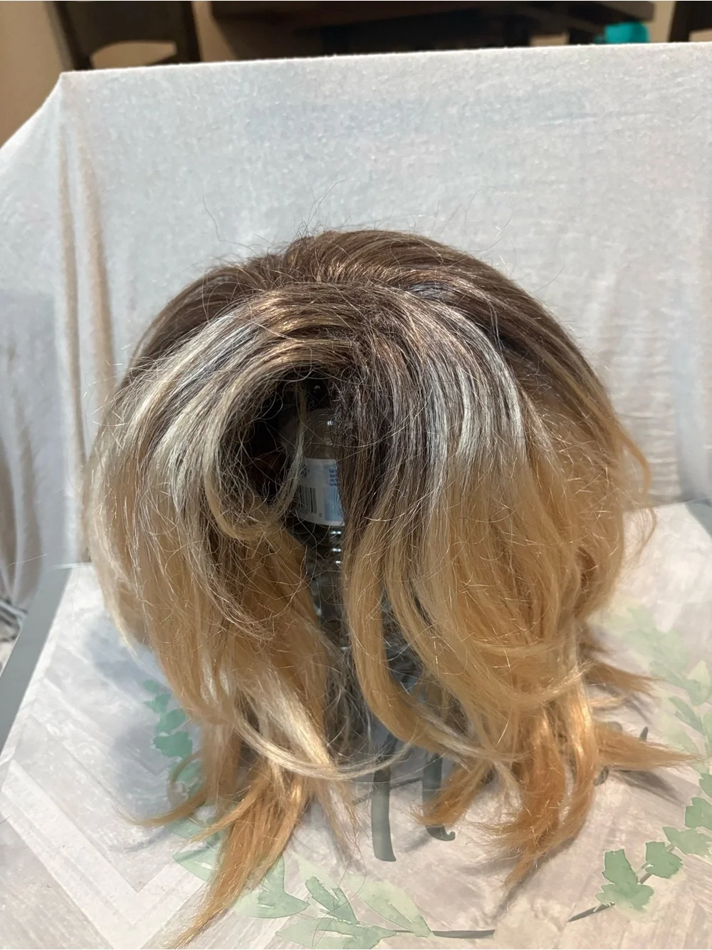 Blonde Layered Women’s Hair Topper - Stylish Rooted Blonde